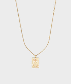 Nalì Collana acc.inos. plac. oro 18KT+ segno zodiacale Ariete
