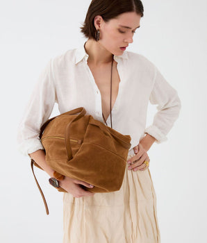 Nalì borsa June a spalla scamosciato