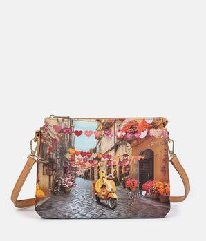 Ynot? Borsa piccola due scomparti Yes Bag Napoli core