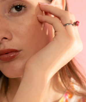 Mad Tea Anello Rosa-Love