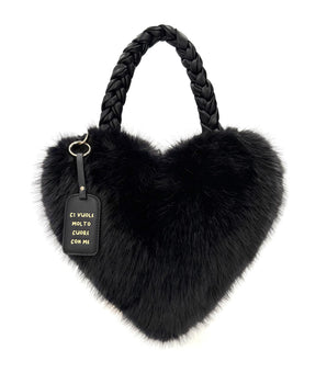Le Pandorine borsa a mano Fur Heart