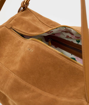 Nalì borsa June a spalla scamosciato