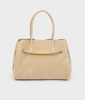 Nalì borsa Oxford a spalla scamosciata