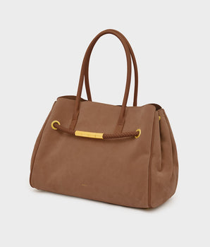 Nalì borsa Oxford a spalla scamosciata