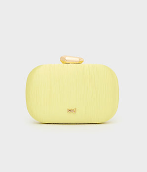 Nalì clutch Nadine plissè laminato