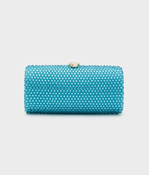 Nalì clutch Rubino con pietre