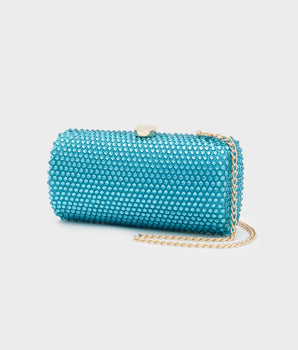 Nalì clutch Rubino con pietre