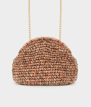 Nalì clutch crochet+rafia