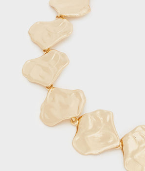 Nalì collana girocollo lavorata oro