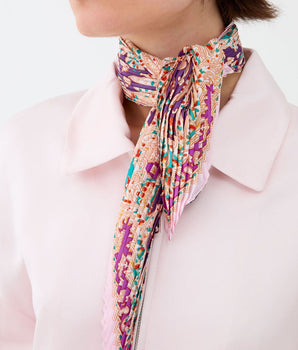 Nalì foulard anna stampa etnica rosa