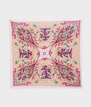 Nalì foulard anna stampa etnica rosa