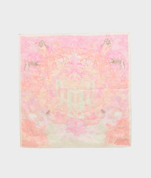 Nalì foulard  fantasia giungla arancio/rosa