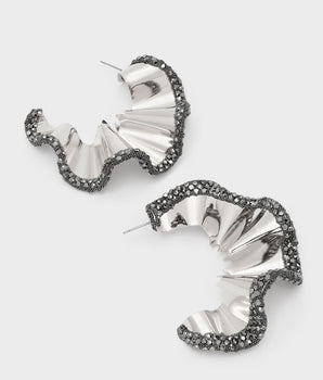 Nalì orecchini wavy con pietre