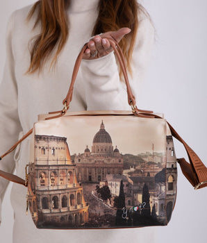Ynot? Bauletto squadrato yes bag stampa Jubilee