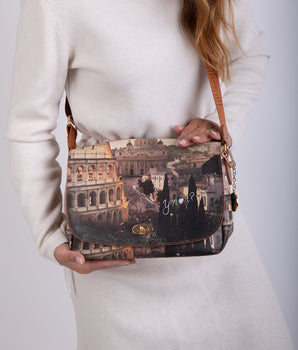 Ynot? Borsa postina grande Yes bag Stampa Jubilee