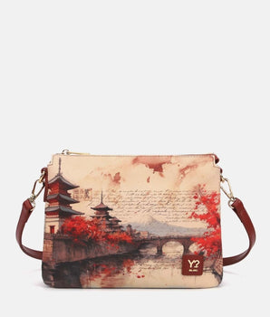 Ynot? yesbag borsa due scomparti Fujiama